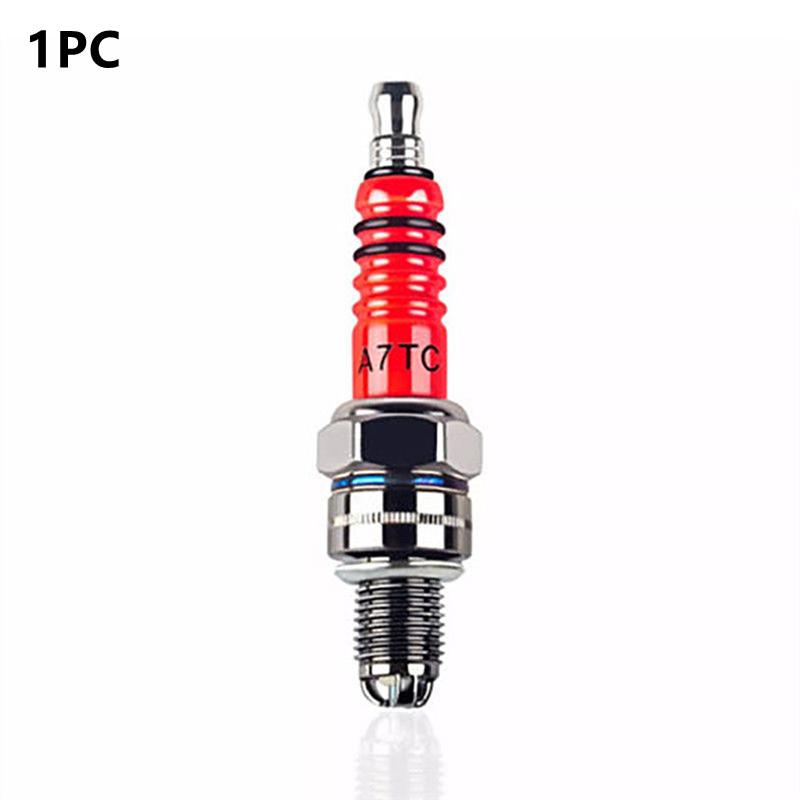 Motorcycle Spark Plug High Performance 3-Electrode Spark Plug A7TC D8TJC For 50CC-150CC ATV GY6 50cc 110cc 125cc A7TC
Motorcycle Spark Plug High Performance 3-Electrode Spark Plug A7TC D8TJC For 50CC-150CC ATV GY6 50cc 110cc 125cc A7TC