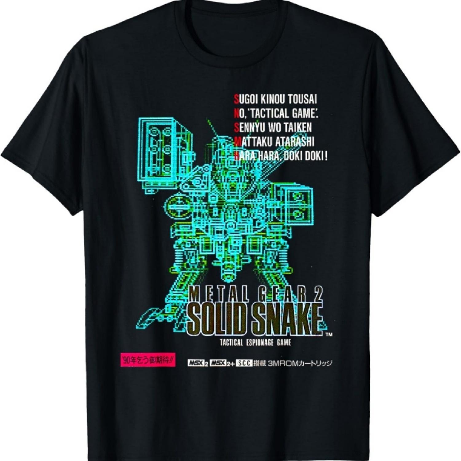 Metal Gear Box Art Japan Retro Gamer Classic 8-Bit Stealth T-Shirt XXXXXL чорний
Metal Gear Box Art Japan Retro Gamer Classic 8-Bit Stealth T-Shirt XXXXXL чорний