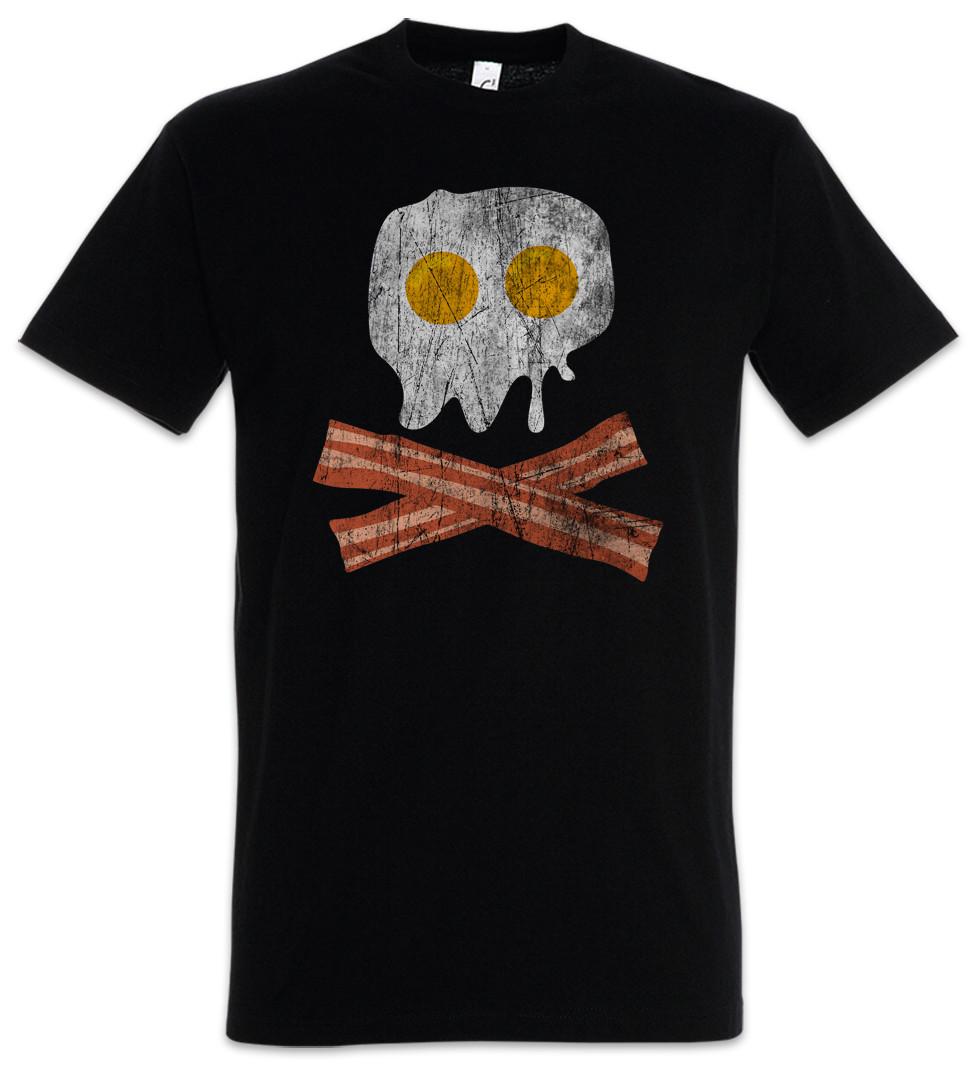Bacon & Egg Skull T-Shirt Mens Womens Tees Top Fried Egg Fun Geek Nerd Pirate Bones Addicted L
Bacon & Egg Skull T-Shirt Mens Womens Tees Top Fried Egg Fun Geek Nerd Pirate Bones Addicted L