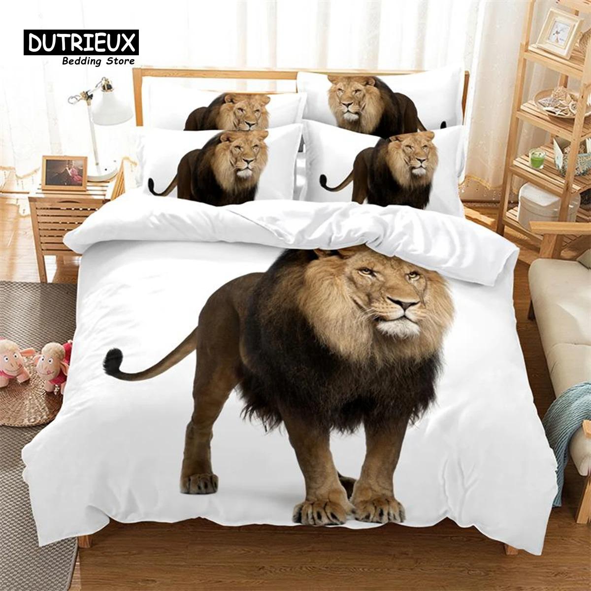 White Tiger Beding Set 2-3Pcs Bedrom Comfortable Quilt Cover Set Single Double Sized Dimensions Polyester Soft Duvet Cover Pilowcase for Adult People 120*200cm Single
White Tiger Beding Set 2-3Pcs Bedrom Comfortable Quilt Cover Set Single Double Sized Dimensions Polyester Soft Duvet Cover Pilowcase for Adult People 120*200cm Single