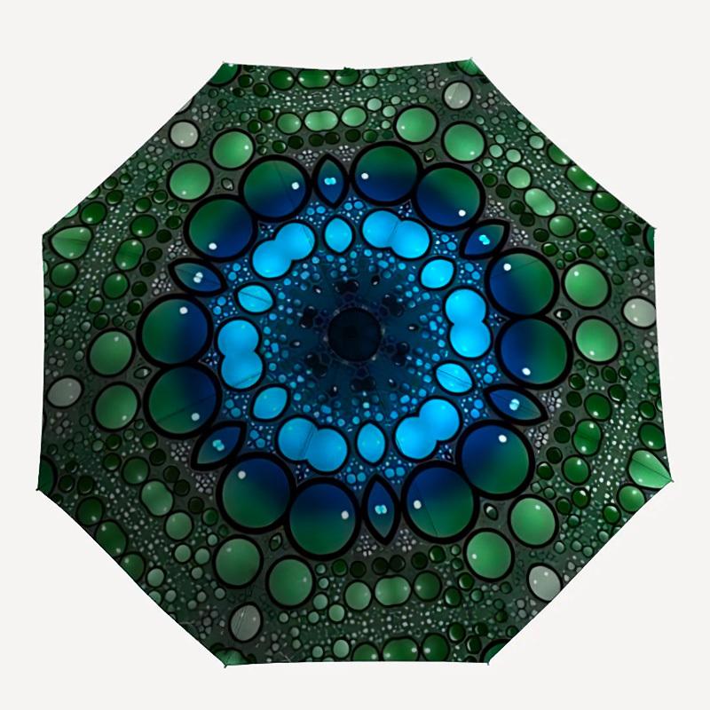 1pc Mandala Pattern Auto-Fold Umbrella with One-Touch Open/Close - 8 Reinforced Ribs for Windproof Stability, yy251118200
1pc Mandala Pattern Auto-Fold Umbrella with One-Touch Open/Close - 8 Reinforced Ribs for Windproof Stability, yy251118200