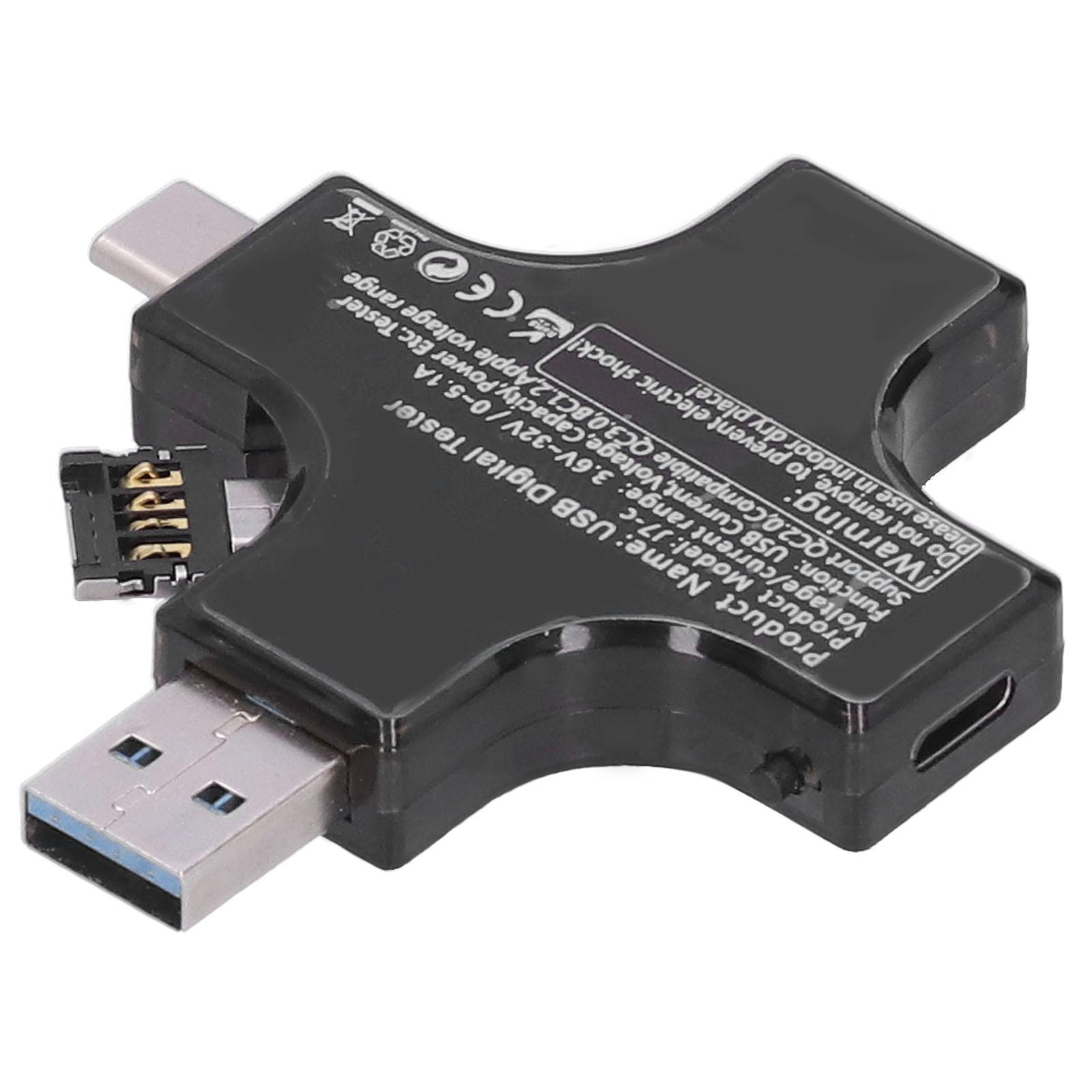 Вольтметр Амперметр Тестер Тип C USB Крос Цифровий Вольтметр Амперметр Детектор Портативний
Вольтметр Амперметр Тестер Тип C USB Крос Цифровий Вольтметр Амперметр Детектор Портативний