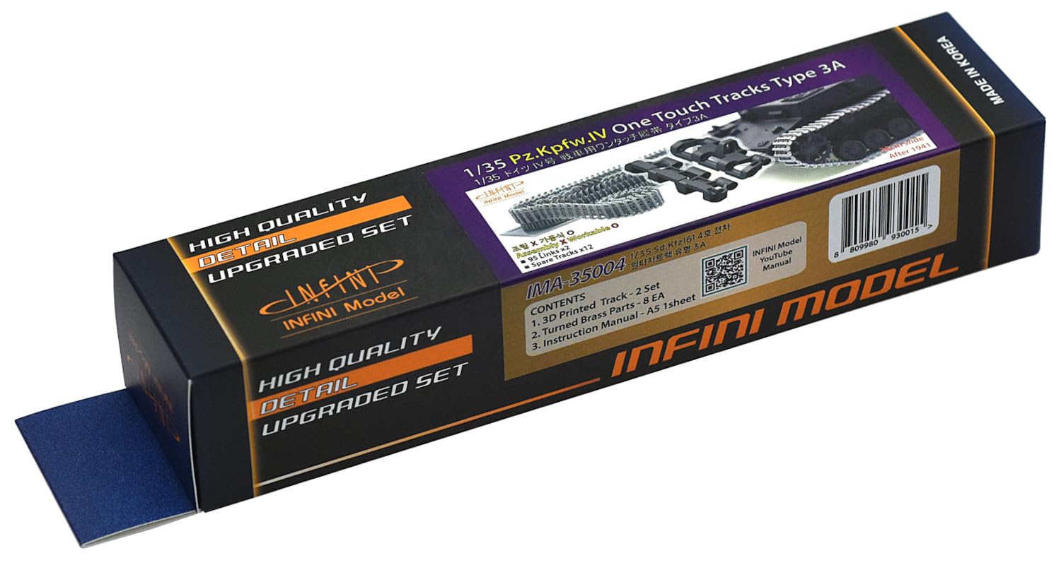 Infini Model German Panzer IV Type 3A Track Пластиковые детали для модели IMA35004 1/35 (3D-печать)
Infini Model German Panzer IV Type 3A Track Пластиковые детали для модели IMA35004 1/35 (3D-печать)