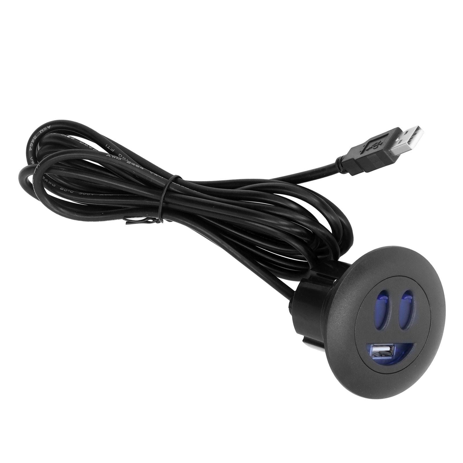 5V USB Charging Socket Outlet with 2.5m/8.2ft Power Cord Embedded Installation for Home Bedside
5V USB Charging Socket Outlet with 2.5m/8.2ft Power Cord Embedded Installation for Home Bedside