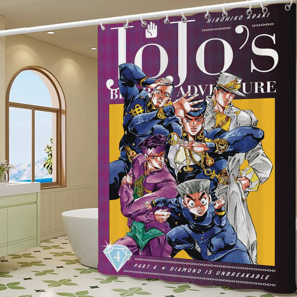 Классическое Аниме JoJo s Bizarre Простая Занавеска для Душа в Ванную Защитная Перегородка Душ Быстросохнущая Можно Стирать Легкая Ванна 90x180 cm
Классическое Аниме JoJo s Bizarre Простая Занавеска для Душа в Ванную Защитная Перегородка Душ Быстросохнущая Можно Стирать Легкая Ванна 90x180 cm