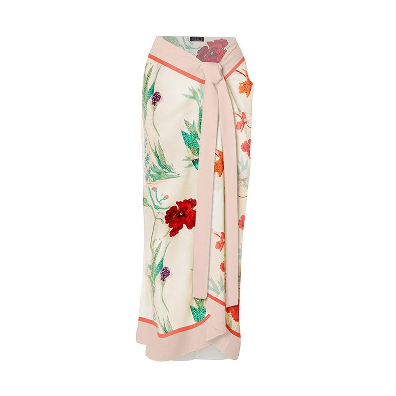 European & American Vacation Style Midi Skirt with Tie-up Design - Beach Dress Print (22067528) One Size бежевий
European & American Vacation Style Midi Skirt with Tie-up Design - Beach Dress Print (22067528) One Size бежевий