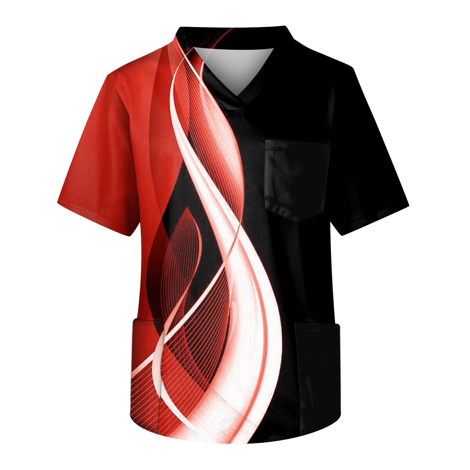 Unisex V-Neck Scrub Top with Modern Red and Black Abstract Design Comfortable and Stylish Medical Uniform XXXXXL червоний
Unisex V-Neck Scrub Top with Modern Red and Black Abstract Design Comfortable and Stylish Medical Uniform XXXXXL червоний