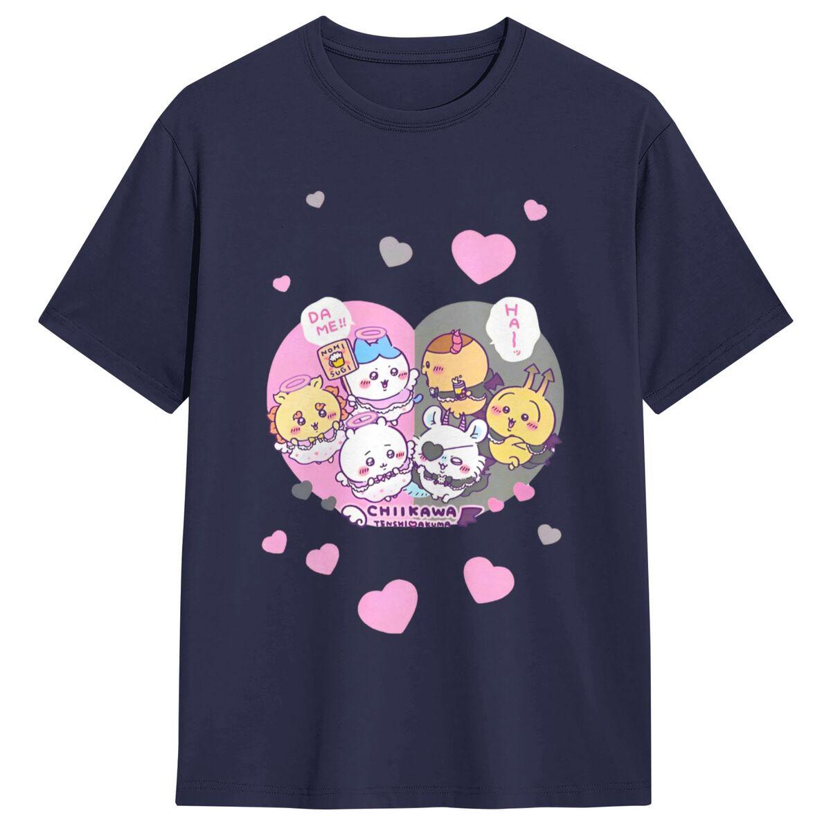 Футболка Chiikawa Tenshi Akuma Модные футболки с коротким рукавом Y2K Забавная футболка Летний хлопок Круглый вырез Оверсайз Топ Футболки 4XL
Футболка Chiikawa Tenshi Akuma Модные футболки с коротким рукавом Y2K Забавная футболка Летний хлопок Круглый вырез Оверсайз Топ Футболки 4XL