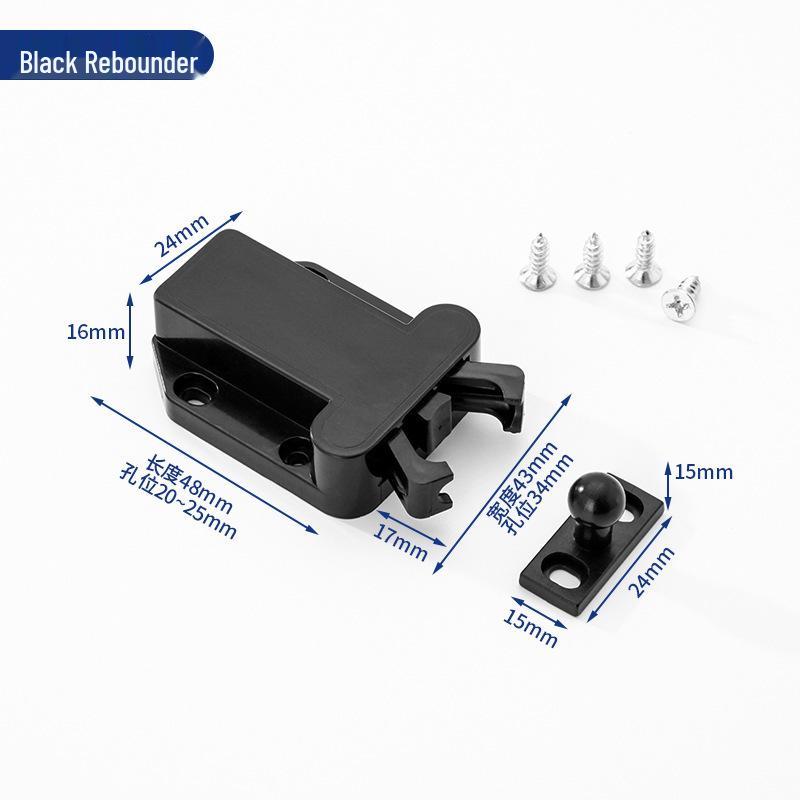 Beetle Rebounder Push-In Drawer Latch Cabinet Hardware чорний
Beetle Rebounder Push-In Drawer Latch Cabinet Hardware чорний