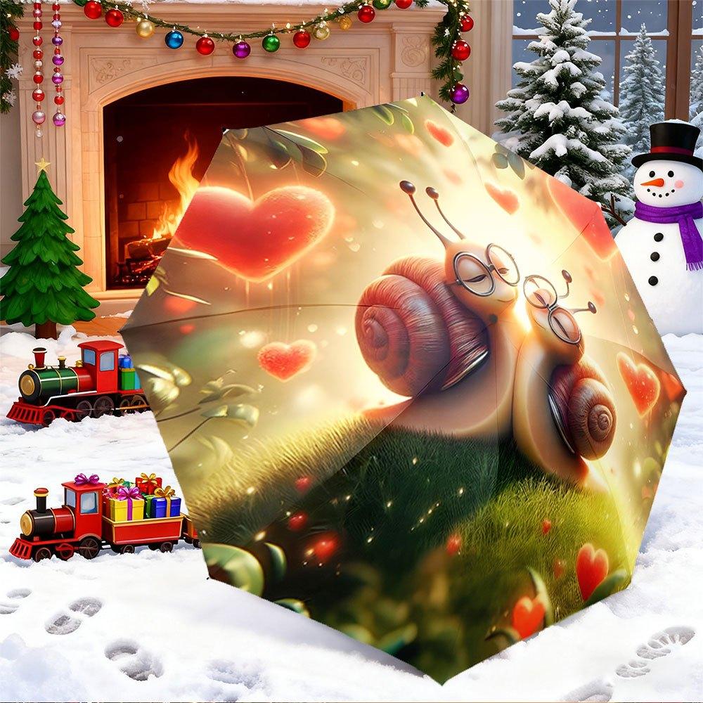 Open/Close Portable Folding Umbrella with Cute Snail & Glowing Red Hearts Design, 8-Rib Compact Canopy - Umbrella for Travel, (as the picture,Iron&8K)
Open/Close Portable Folding Umbrella with Cute Snail & Glowing Red Hearts Design, 8-Rib Compact Canopy - Umbrella for Travel, (as the picture,Iron&8K)