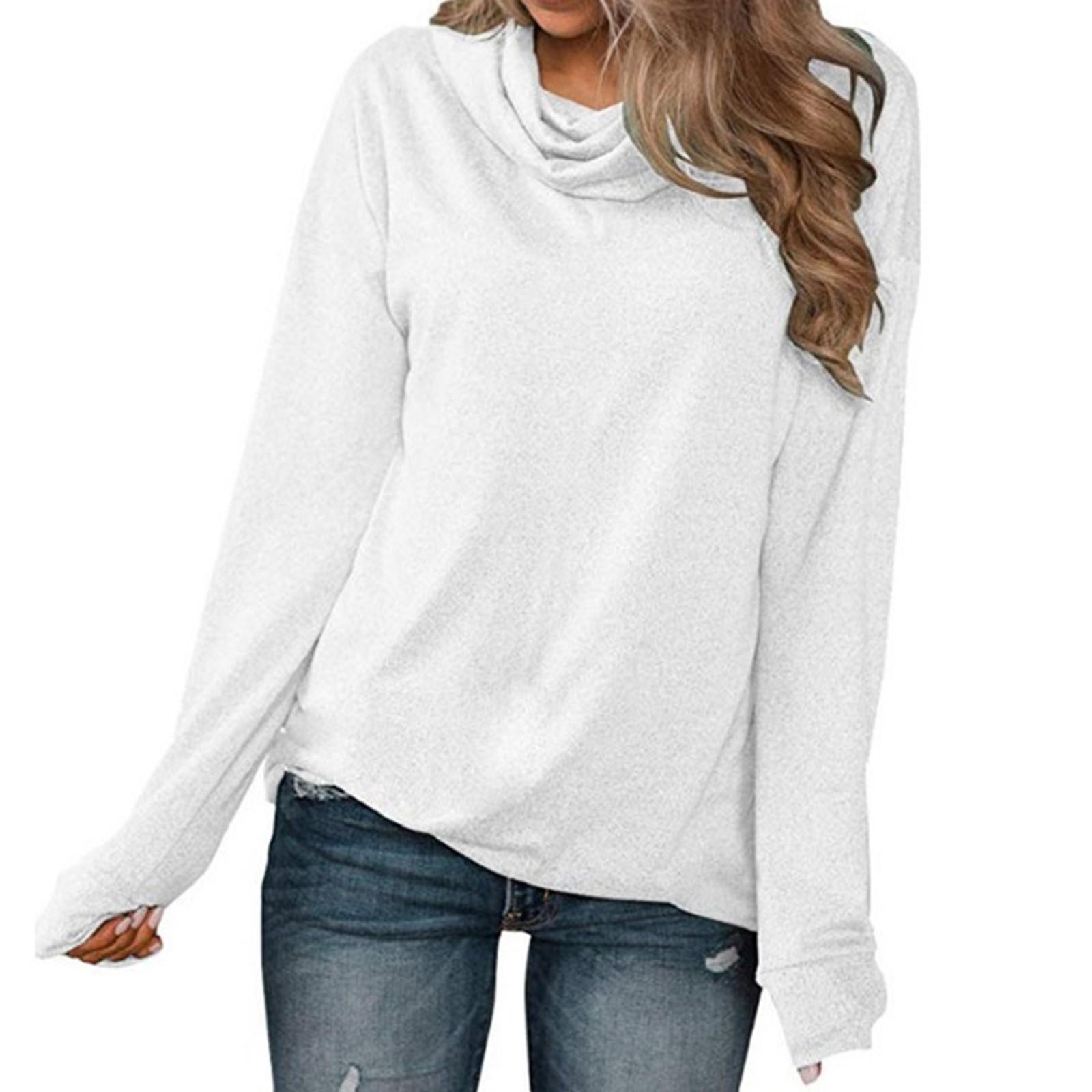 Женская мода пуловер с длинным рукавом сплошной цвет футболка с длинными рукавами Топ XXXL белый
Женская мода пуловер с длинным рукавом сплошной цвет футболка с длинными рукавами Топ XXXL белый