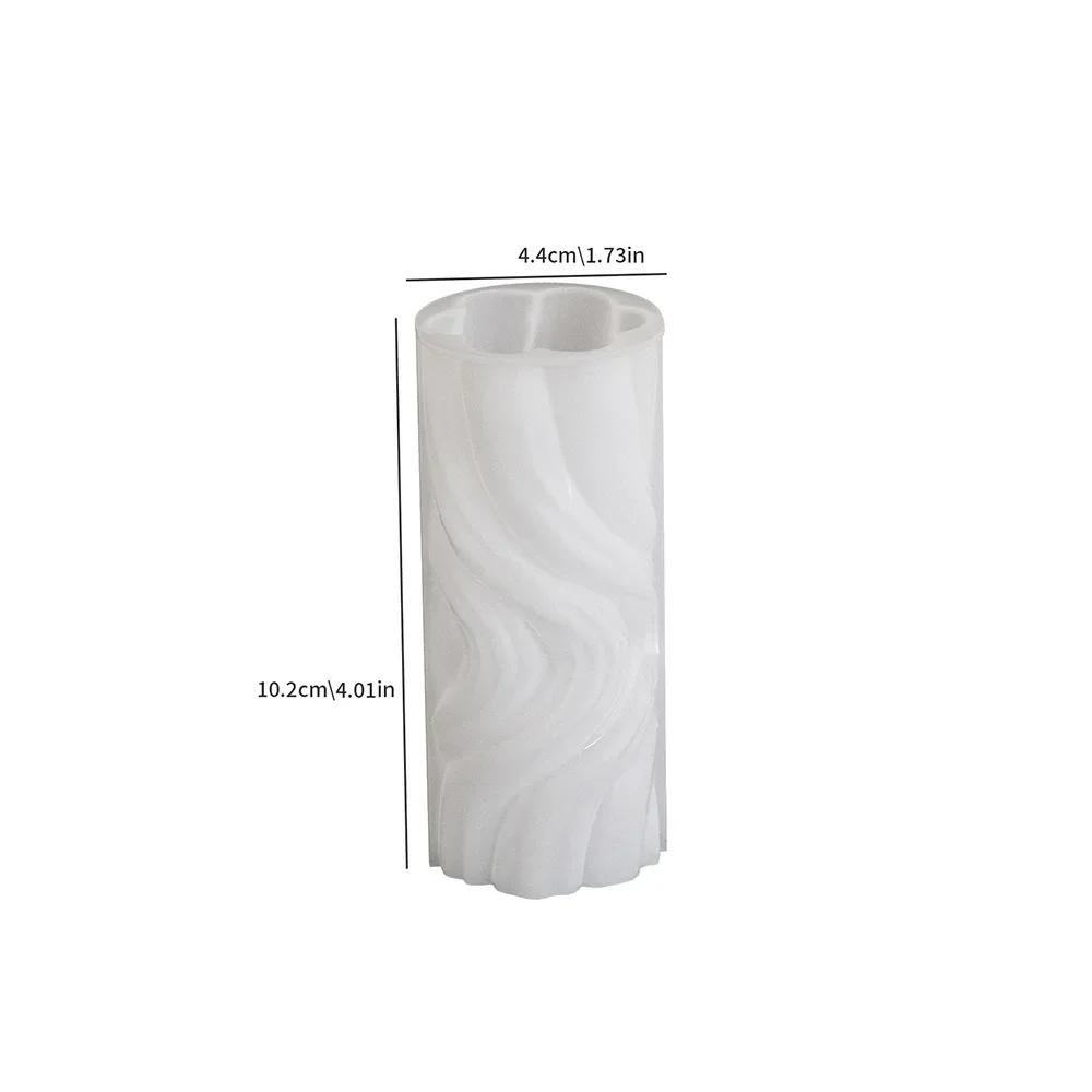 Easy to Demold 3D Water Wave Cylinder Candle Mold Epoxy Resin DIY Craft Candle Making Kit Silicone Handmade Cake Resin Mold
Easy to Demold 3D Water Wave Cylinder Candle Mold Epoxy Resin DIY Craft Candle Making Kit Silicone Handmade Cake Resin Mold