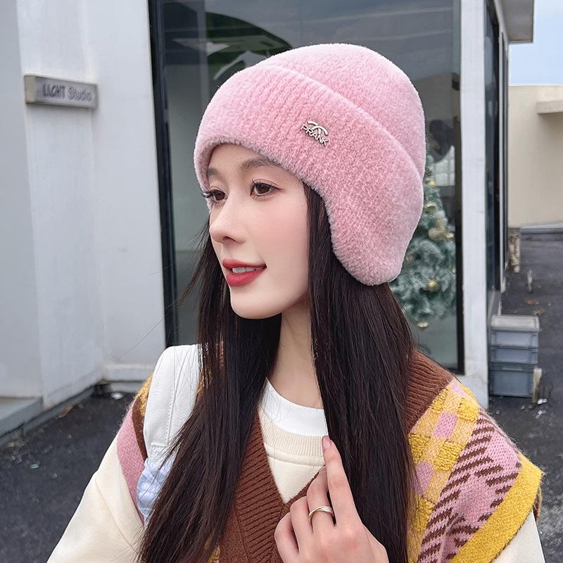 Hot Sale Women Soft Winter Hat Earflap Beanie Hat Streetwear Faux Fur Warm Caps For Female Casual Knitted Hat 55cm-60cm
Hot Sale Women Soft Winter Hat Earflap Beanie Hat Streetwear Faux Fur Warm Caps For Female Casual Knitted Hat 55cm-60cm