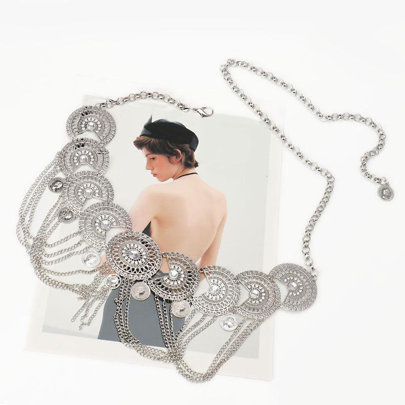 Экзотическая женская поясная цепочка в ретро этническом стиле, овальный пояс, женский костюм для танцевального выступления в западных регионах, поясная цепочка серебряный
Экзотическая женская поясная цепочка в ретро этническом стиле, овальный пояс, женский костюм для танцевального выступления в западных регионах, поясная цепочка серебряный