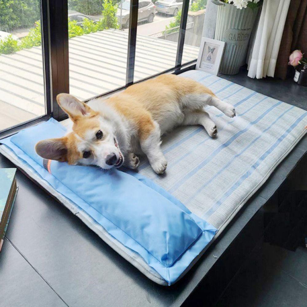 Soft Pet Cool Mattress Removable Cats Cooling Pad Practical Summer Dog Bed Indoor M-thick
Soft Pet Cool Mattress Removable Cats Cooling Pad Practical Summer Dog Bed Indoor M-thick