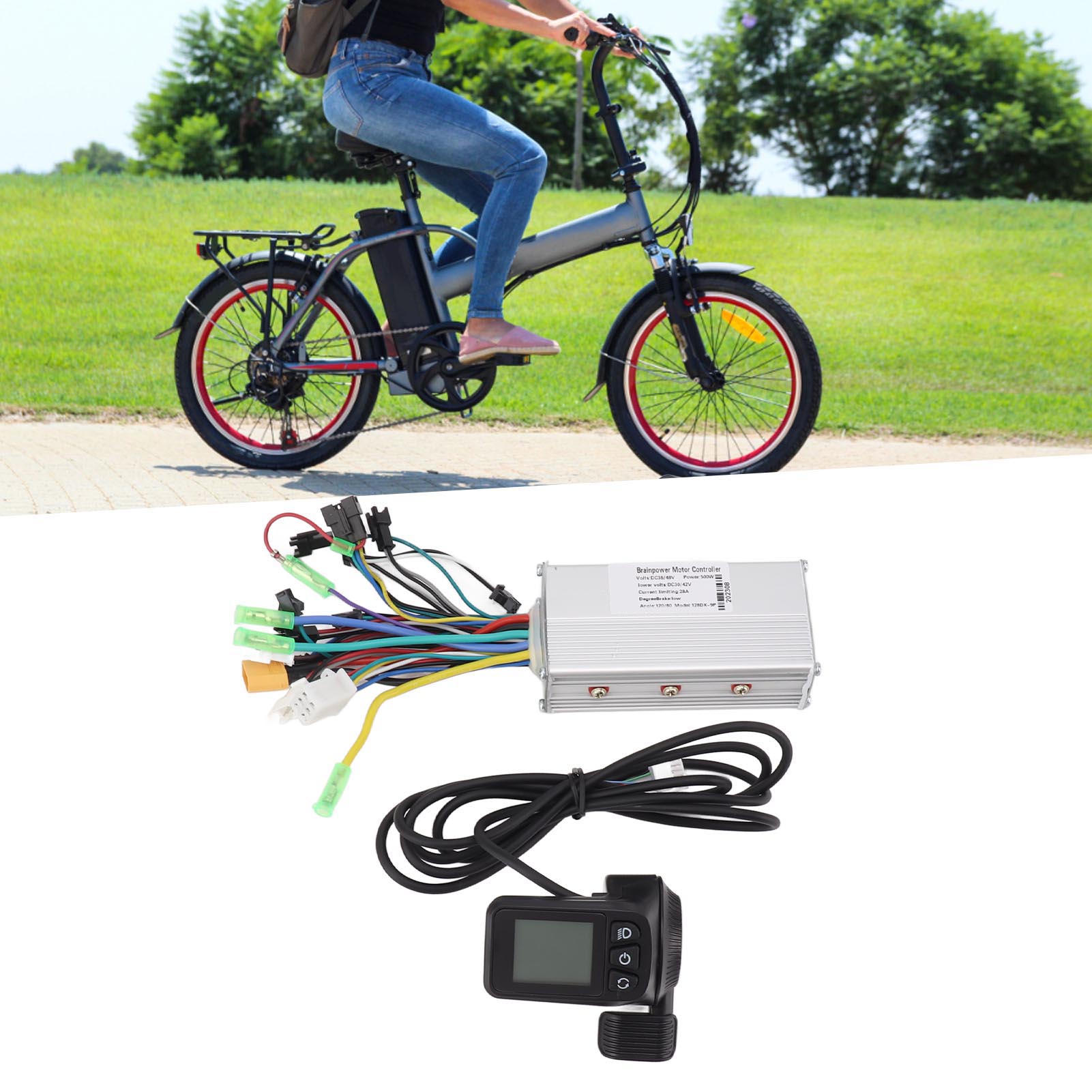 36V 48V 500W 28A 128DX Waterproof Thumb Throttle Panel Sinewave 3 Mode Brushless Controller Kit Electric Bike Conversion Kit
36V 48V 500W 28A 128DX Waterproof Thumb Throttle Panel Sinewave 3 Mode Brushless Controller Kit Electric Bike Conversion Kit