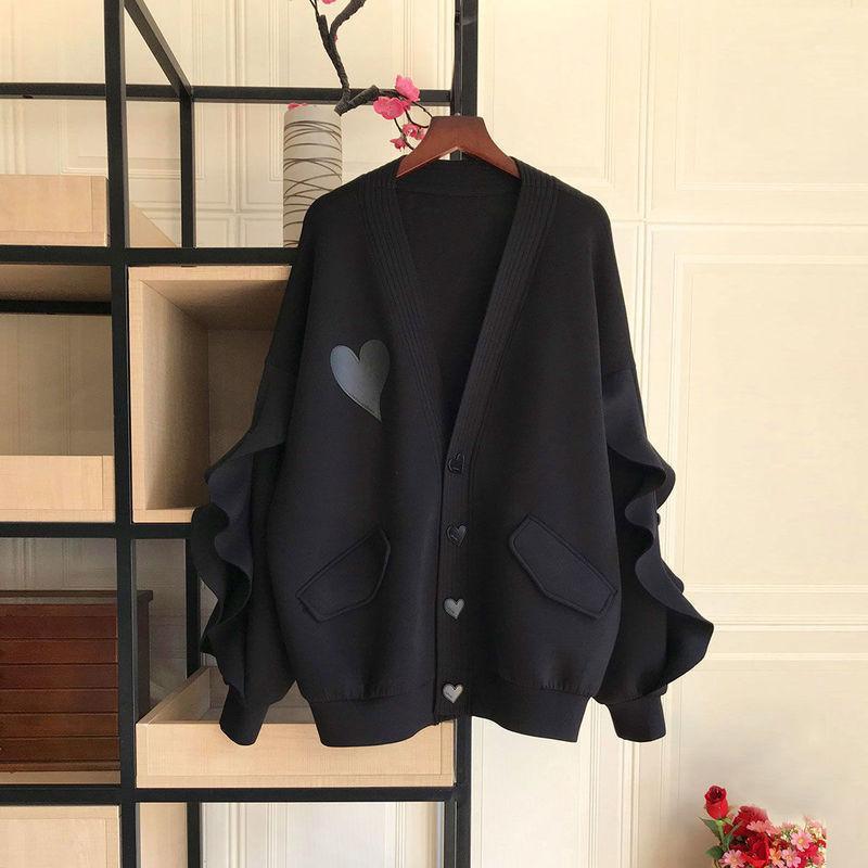 Plus Size Cotton Batwing Sleeve Ruffle Top for Women (2-300 Jin) 2XL 150-200 Jin чёрный
Plus Size Cotton Batwing Sleeve Ruffle Top for Women (2-300 Jin) 2XL 150-200 Jin чёрный