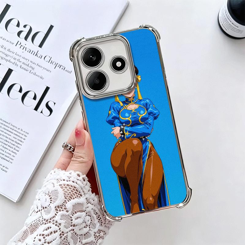 ChunLi S-Street F-FighterS Plating Phone Case For Xiaomi Redmi Note 14 15 Pro Plus 13 12 11 11S 11T 10 9S 9 5G Anti-Fall Airabag Redmi Note 12 Pro 5G
ChunLi S-Street F-FighterS Plating Phone Case For Xiaomi Redmi Note 14 15 Pro Plus 13 12 11 11S 11T 10 9S 9 5G Anti-Fall Airabag Redmi Note 12 Pro 5G