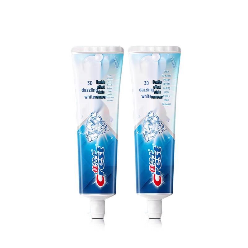 Crest 3D White Dual Action Whitening Toothpaste
Crest 3D White Dual Action Whitening Toothpaste