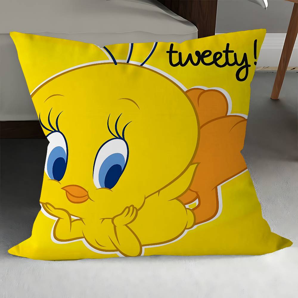 Cartoon T-Tweety Bird Personalized Picture Text Home Decorative Pillows Household Gifts 45x45cm 12x12Inch
Cartoon T-Tweety Bird Personalized Picture Text Home Decorative Pillows Household Gifts 45x45cm 12x12Inch