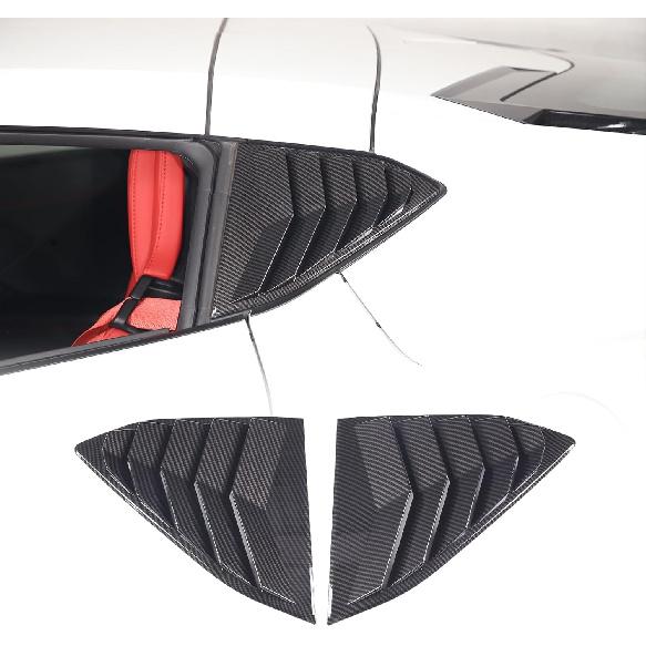 Daeiclru Rear Side Window Louver Cover Compatible with Chevrolet Corvette C8 Stingray 2020-2023, Rear Window Shutters Trim Cover, Air Vent Shades Carbon Fiber Pattern
Daeiclru Rear Side Window Louver Cover Compatible with Chevrolet Corvette C8 Stingray 2020-2023, Rear Window Shutters Trim Cover, Air Vent Shades Carbon Fiber Pattern