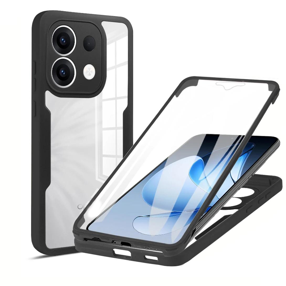 Чехол с полной защитой на 360° для OPPO Reno13 5G, противоударная защита экрана, двухслойная накладка для Reno 13 6,59 , Fundas Coque For Oppo Reno13 чёрный
Чехол с полной защитой на 360° для OPPO Reno13 5G, противоударная защита экрана, двухслойная накладка для Reno 13 6,59 , Fundas Coque For Oppo Reno13 чёрный