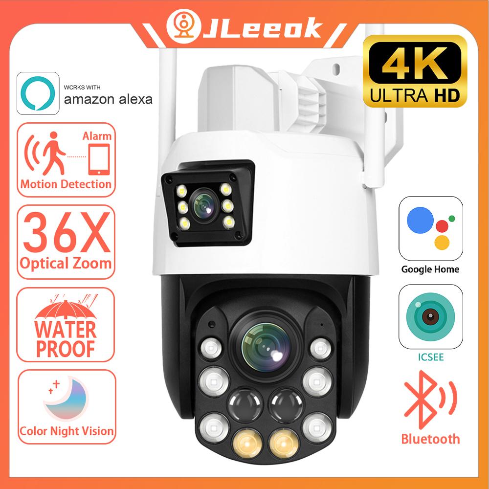 Jleeook ICSEE 4K 8MP Dual Lens WIFI Wireless IP Camera PTZ 36X Optical Zoom Motion Detection Home Securtiy Waterproof CCTV IR Cam
Jleeook ICSEE 4K 8MP Dual Lens WIFI Wireless IP Camera PTZ 36X Optical Zoom Motion Detection Home Securtiy Waterproof CCTV IR Cam