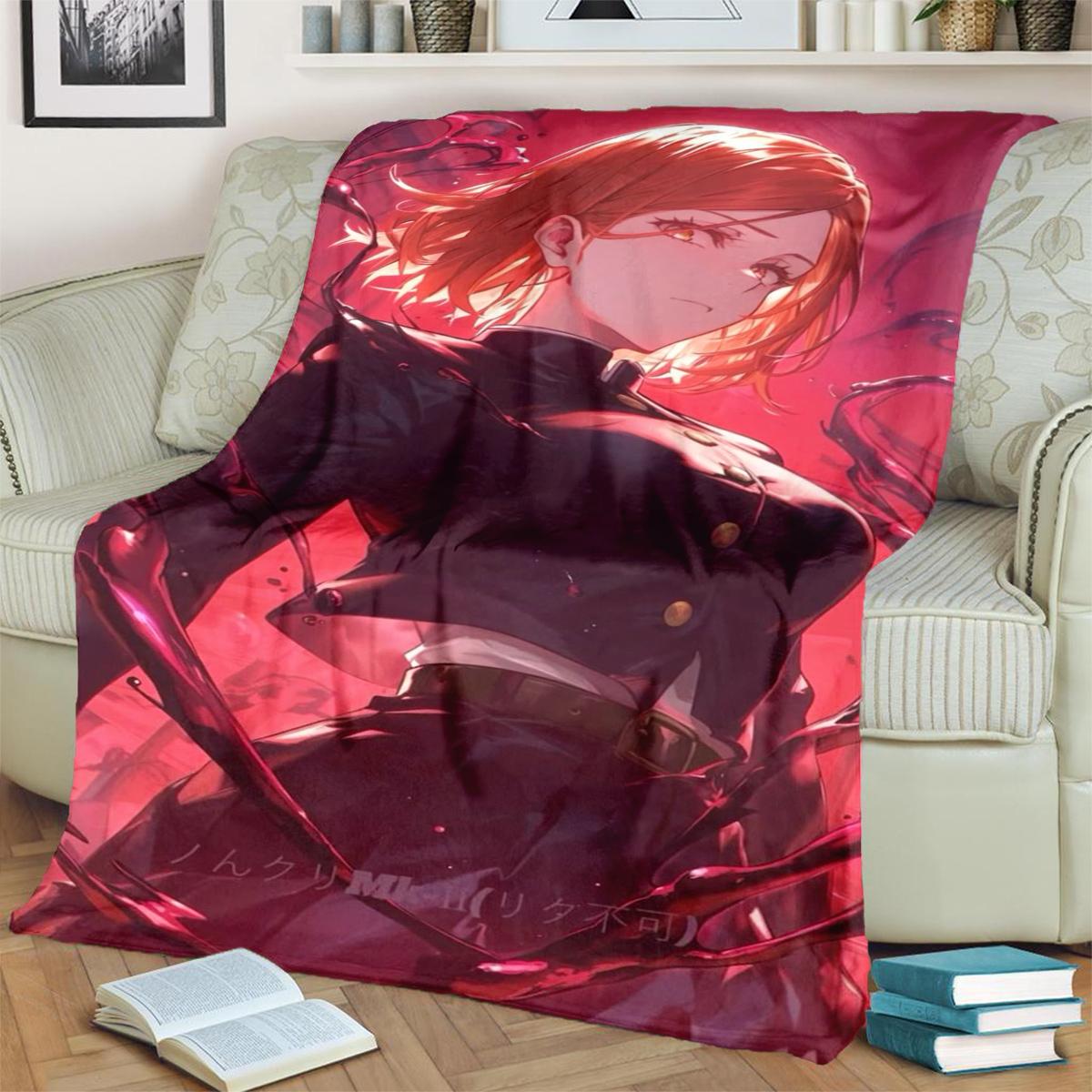 Soft Comfortable Jujutsu Kaisen Blanket Flannel Warm for Bedrooms, Sofas, Beds, Chairs, Picnics, Travel 75x90cm
Soft Comfortable Jujutsu Kaisen Blanket Flannel Warm for Bedrooms, Sofas, Beds, Chairs, Picnics, Travel 75x90cm