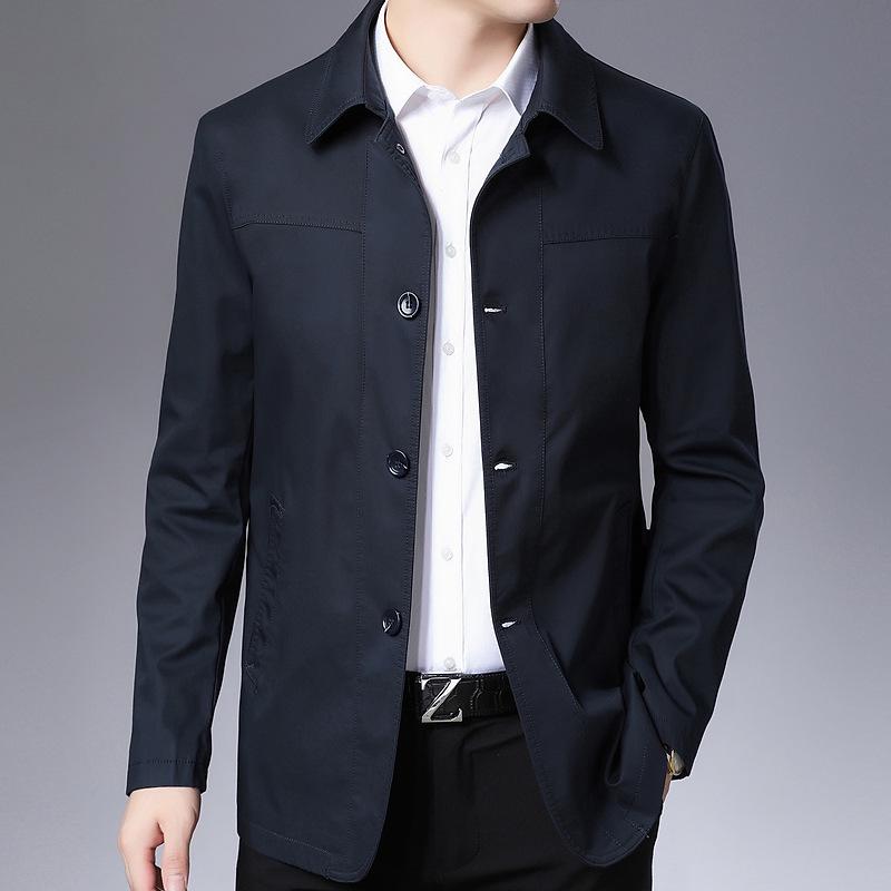 Men s 100% Cotton Trench Coat: Business Casual Lapel Jacket for Middle-Aged Men - Spring/Autumn Thin Outerwear 2XL
Men s 100% Cotton Trench Coat: Business Casual Lapel Jacket for Middle-Aged Men - Spring/Autumn Thin Outerwear 2XL