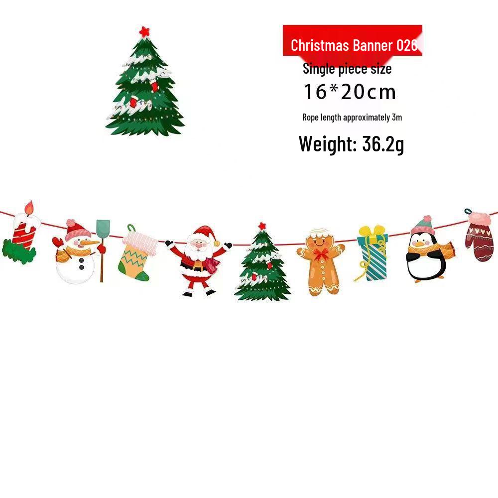 Christmas Felt Hanging Flag Ornament with Santa and Snowman Design
Christmas Felt Hanging Flag Ornament with Santa and Snowman Design