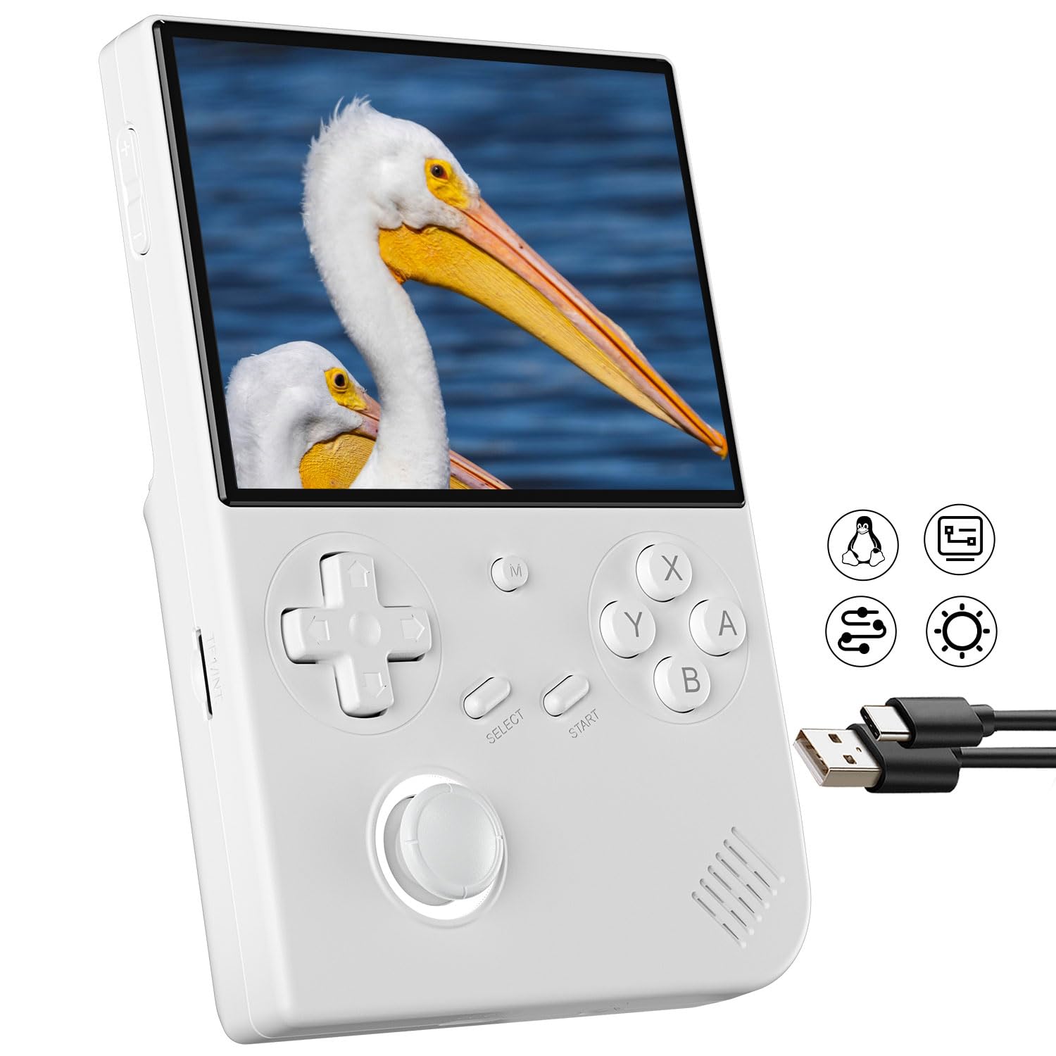 Anbernic RG40XXV Handheld Game Linux IPS Full Online HD 16 Million RGB Lighting White Console, System, 4-inch Screen, WiFi, Play, Bluetooth, Function,
Anbernic RG40XXV Handheld Game Linux IPS Full Online HD 16 Million RGB Lighting White Console, System, 4-inch Screen, WiFi, Play, Bluetooth, Function,