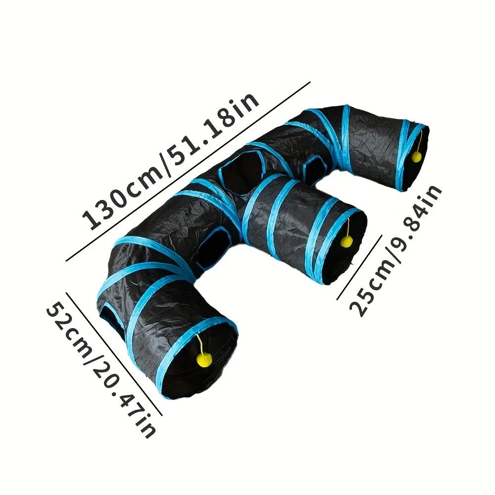 New Design E-Shaped Cat Tunnel with Ball Wand Self-Entertainment Cube All-Season Washable Pet Foldable Toy Drill Tent Supplies синий
New Design E-Shaped Cat Tunnel with Ball Wand Self-Entertainment Cube All-Season Washable Pet Foldable Toy Drill Tent Supplies синий