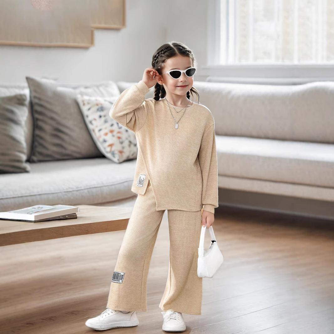 Girls Fashionable Solid-color Knitted Set - Spring/autumn Children s Casual Outfit 3-4Y абрикосовый
Girls Fashionable Solid-color Knitted Set - Spring/autumn Children s Casual Outfit 3-4Y абрикосовый