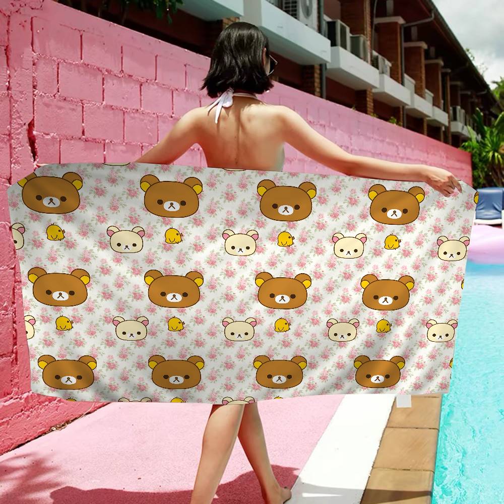 R-Rilakkuma Microfiber Printed Beach Towel Mountain Climbing Yoga Beach Swimming Running Absorbent Soft Towel W30*H60(CM)
R-Rilakkuma Microfiber Printed Beach Towel Mountain Climbing Yoga Beach Swimming Running Absorbent Soft Towel W30*H60(CM)