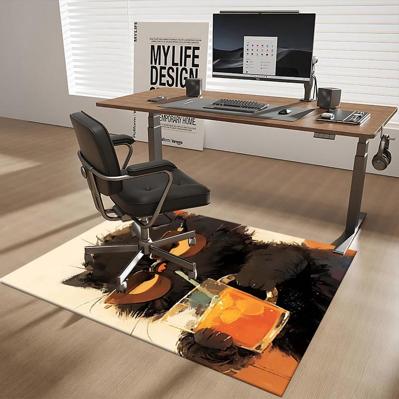 1pc Anime Cat with Sunglasses and Drink Chair Mat - Office Desk Pad, Anti-Slip Carpet for Home Decor, Suitable for All Seasons, Gaming Room, Festival 60cm by 90cm
1pc Anime Cat with Sunglasses and Drink Chair Mat - Office Desk Pad, Anti-Slip Carpet for Home Decor, Suitable for All Seasons, Gaming Room, Festival 60cm by 90cm