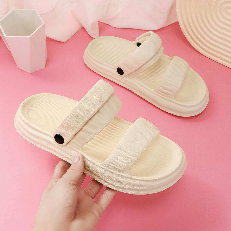Slippers women s new stepping on shit feeling thick bottom two wear heightening breathable slippers home 36 рожевий
Slippers women s new stepping on shit feeling thick bottom two wear heightening breathable slippers home 36 рожевий