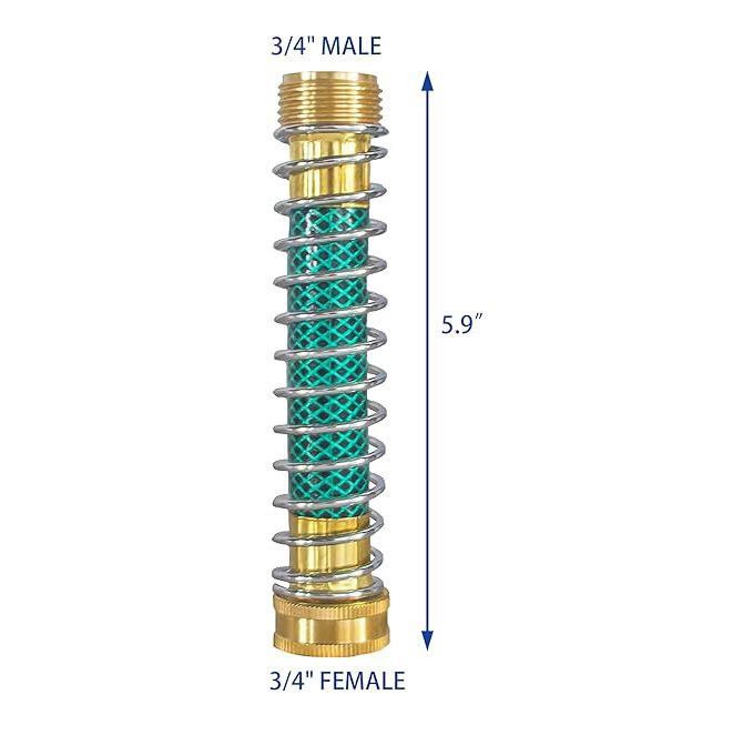 Y-Type Brass Garden Hose Dispenser Two-Way Hose Dispenser Garden Hose Extension Hose Coil Spring Protector Faucet Connector
Y-Type Brass Garden Hose Dispenser Two-Way Hose Dispenser Garden Hose Extension Hose Coil Spring Protector Faucet Connector