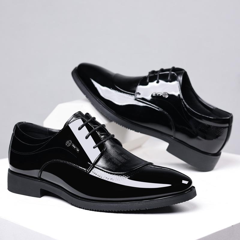 Leather shoes men s 2025 autumn casual British lace-up glossy pointed groom shoes 2025 37
Leather shoes men s 2025 autumn casual British lace-up glossy pointed groom shoes 2025 37