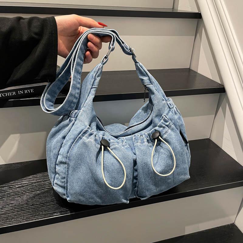 Denim Bags Women S Fashion Line Fashion Class Commuter Bag Shoulder Bag Large Capacity Messenger Bag светло-синий
Denim Bags Women S Fashion Line Fashion Class Commuter Bag Shoulder Bag Large Capacity Messenger Bag светло-синий
