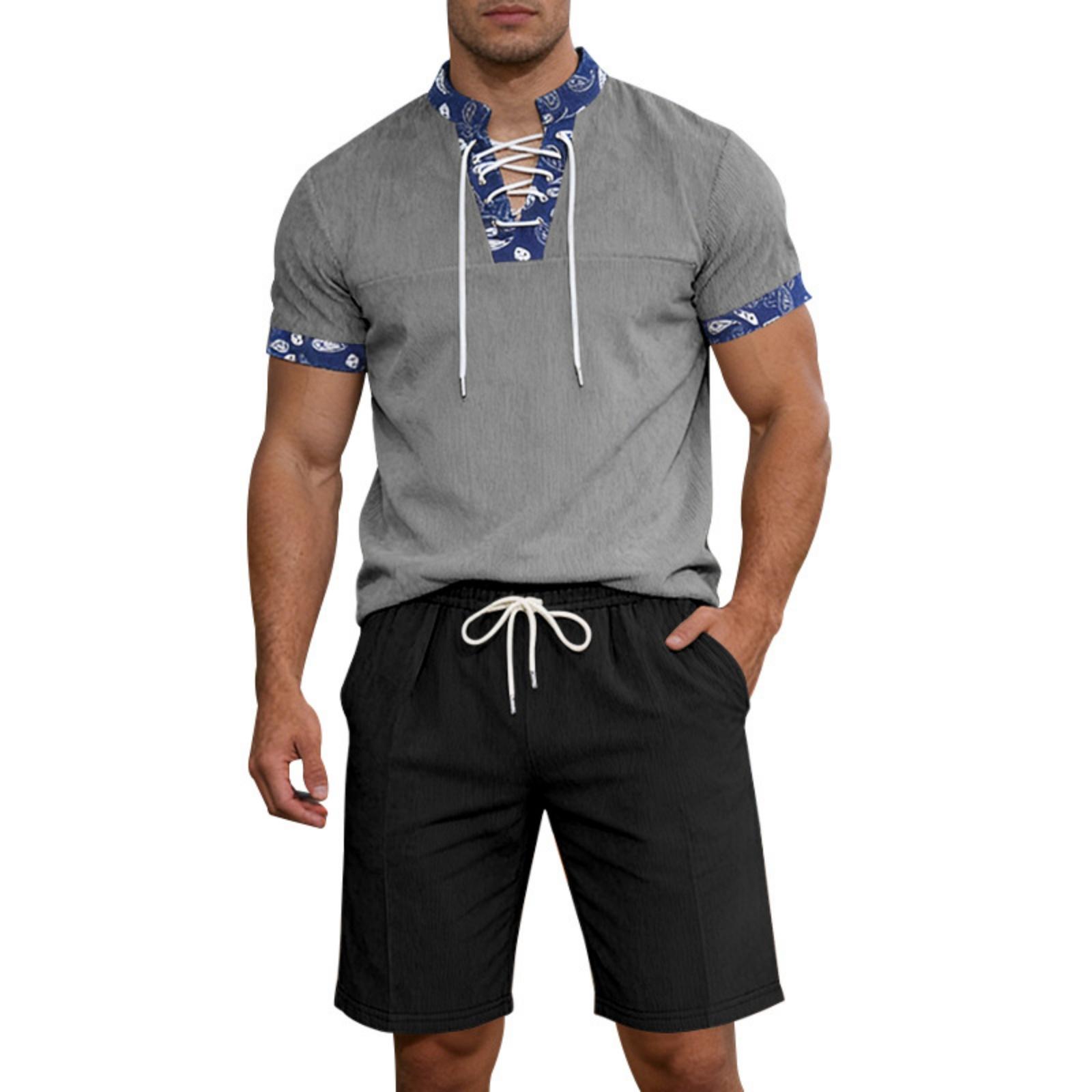Men s Tether T-shirt Casual Shirt Shorts Set M
Men s Tether T-shirt Casual Shirt Shorts Set M