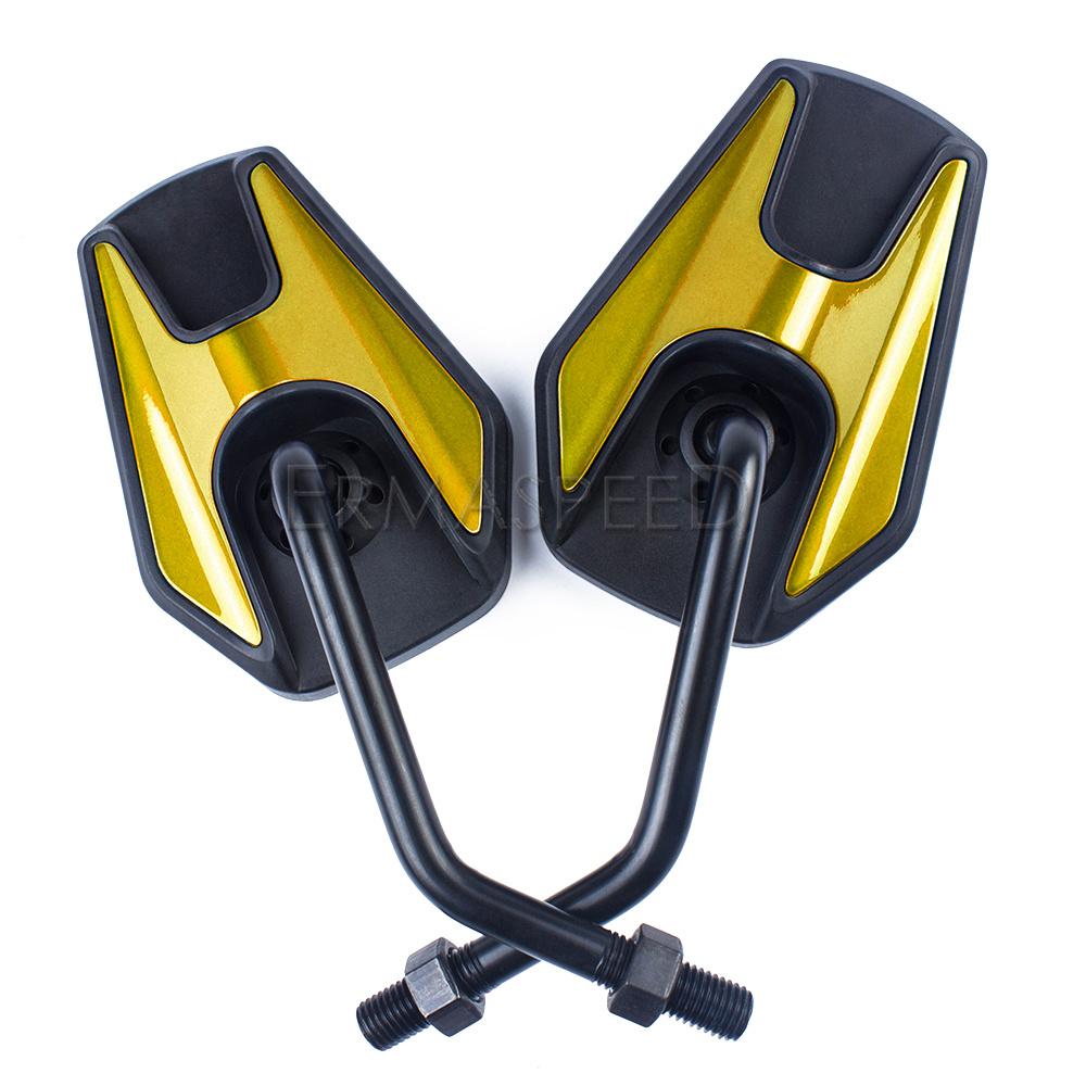 Зеркала заднего вида для электрического велосипеда, скутера, универсальные 10 мм, боковые зеркала заднего вида на руль мотоцикла, мотоцикл жёлтый
Зеркала заднего вида для электрического велосипеда, скутера, универсальные 10 мм, боковые зеркала заднего вида на руль мотоцикла, мотоцикл жёлтый