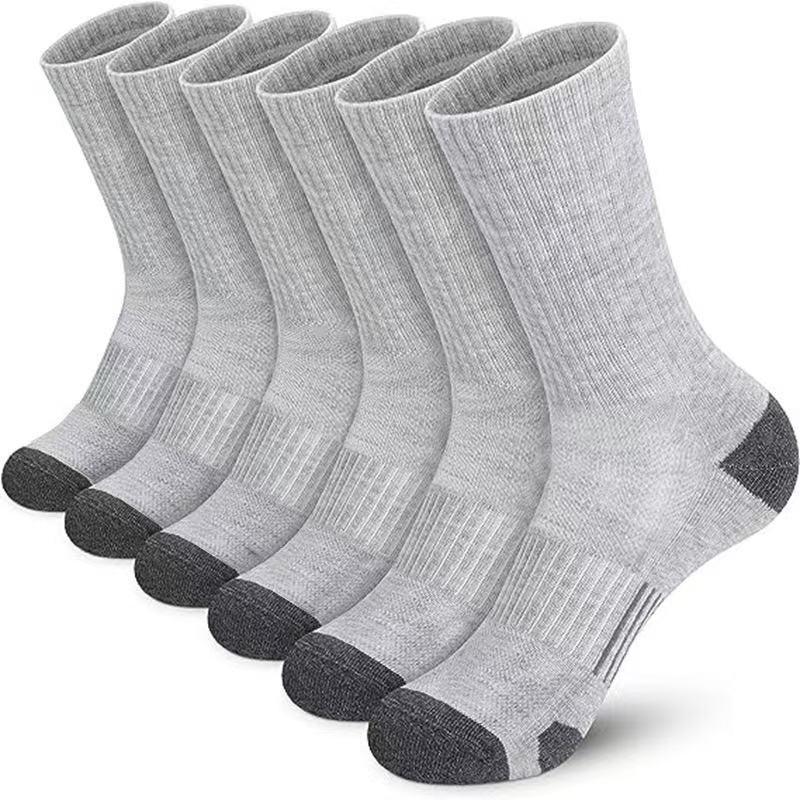 Men s Elite Non-slip Long Basketball Socks - Thickened Towel Bottom for Running and Actual Combat Medium tube, 6 pairs set сірий колір
Men s Elite Non-slip Long Basketball Socks - Thickened Towel Bottom for Running and Actual Combat Medium tube, 6 pairs set сірий колір