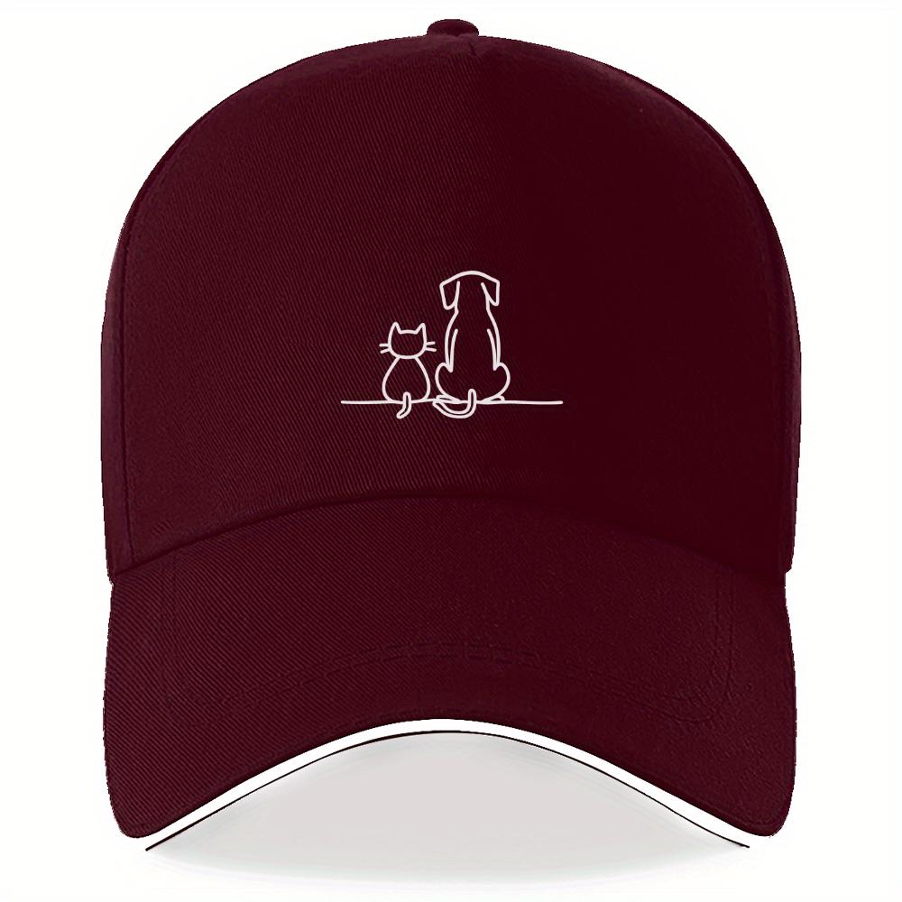 Cat and Dog Sitting Silhouette Baseball Cap Adjustable Polyester Outdoor Sports Hat Unisex Gift One Size
Cat and Dog Sitting Silhouette Baseball Cap Adjustable Polyester Outdoor Sports Hat Unisex Gift One Size