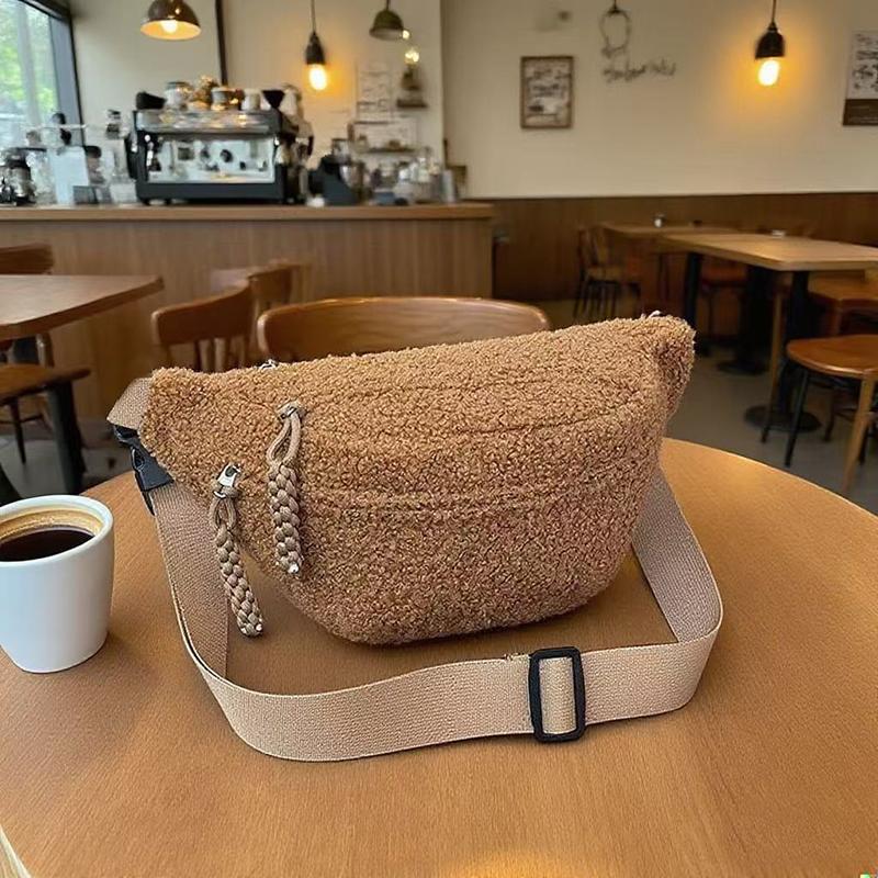 Cozy Faux Fur Waist Bag Women s Soft Winter Plush Crossbody Chest Bag With Adjustable Strap Casual Fashion Commuter Shoulder Bag 32x12x16cm коричневый
Cozy Faux Fur Waist Bag Women s Soft Winter Plush Crossbody Chest Bag With Adjustable Strap Casual Fashion Commuter Shoulder Bag 32x12x16cm коричневый