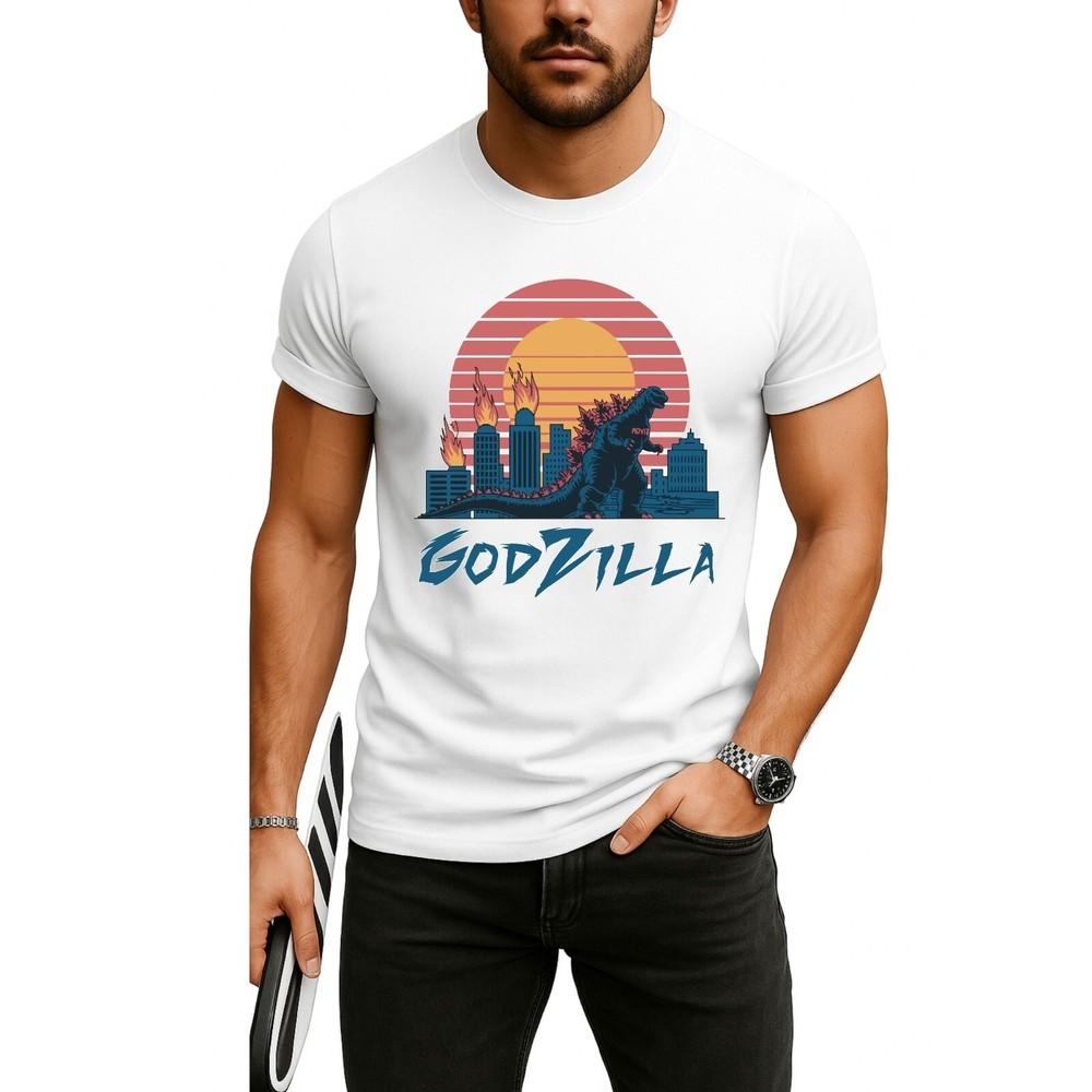 Godzilla T-Shirt – Retro Sunset Graphic Tee for Kaiju Fans Godzilla M
Godzilla T-Shirt – Retro Sunset Graphic Tee for Kaiju Fans Godzilla M