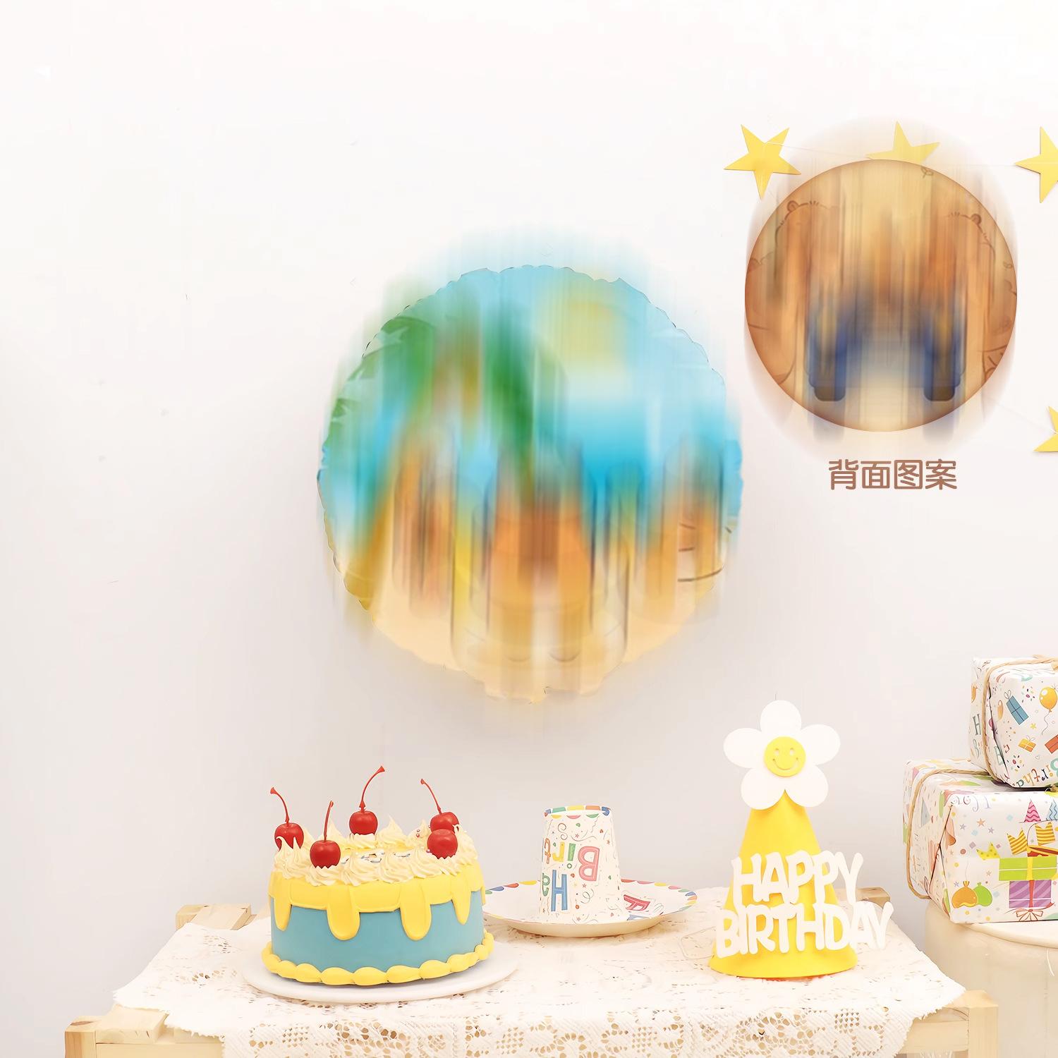 Kapibara Aluminum Film Balloon Cute Cartoon Animal Balloon Capybara Birthday Party Children S Decoration Props 18-Inch Capibara Swimming Rim Ball
Kapibara Aluminum Film Balloon Cute Cartoon Animal Balloon Capybara Birthday Party Children S Decoration Props 18-Inch Capibara Swimming Rim Ball