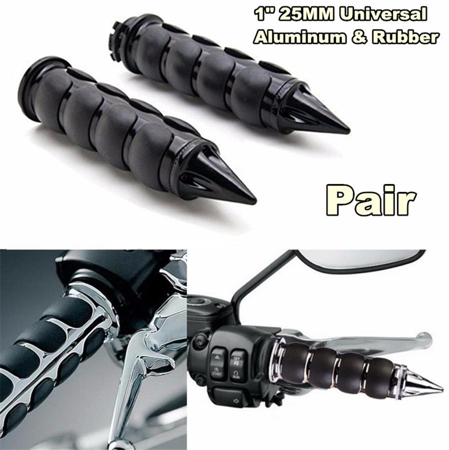 Pair 1 25mm Universal Aluminum & Rubber Motorcycle Custom Handle Bar Hand Grips Throttle
Pair 1 25mm Universal Aluminum & Rubber Motorcycle Custom Handle Bar Hand Grips Throttle