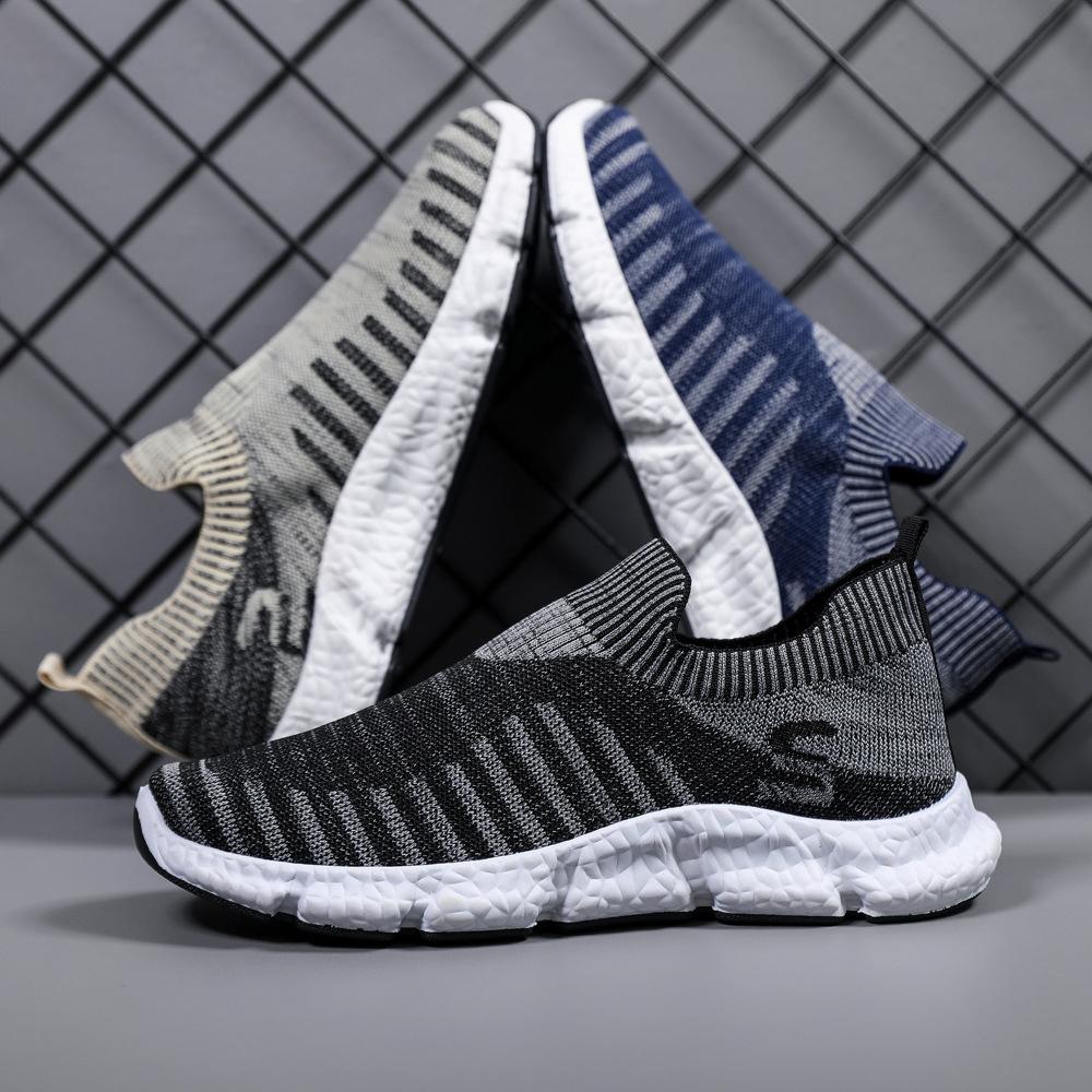Men s shoes spring new breathable thin men s casual shoes black lightweight soft-soled mesh elastic fly-woven sneakers 44 кавовий
Men s shoes spring new breathable thin men s casual shoes black lightweight soft-soled mesh elastic fly-woven sneakers 44 кавовий