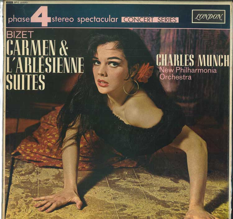 LP Record CHARLES MUNCH NEW PHILHARMONIA ORC Bizet Carmen and LArlesienne Suit SPC21023 LONDON 1967 US Classical Used
LP Record CHARLES MUNCH NEW PHILHARMONIA ORC Bizet Carmen and LArlesienne Suit SPC21023 LONDON 1967 US Classical Used
