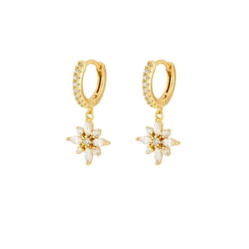 Zircon Flower Star Hoop Earrings - Women s Fashion Trend золотой
Zircon Flower Star Hoop Earrings - Women s Fashion Trend золотой